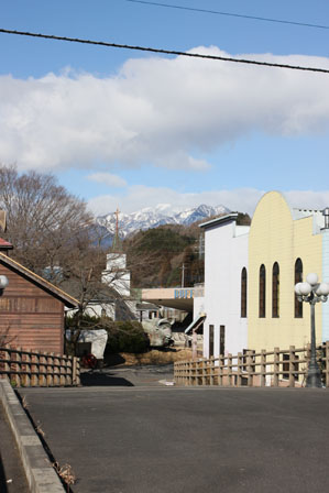 橋の上