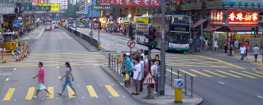 香港九龍土瓜湾の道