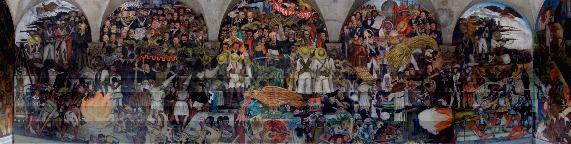 壁画「メキシコの歴史」
