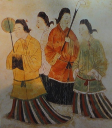 高松塚絵画館の複製壁画