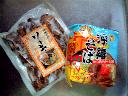 インスタントそばと味付ソーキ