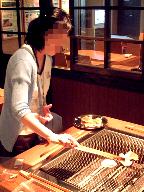 せんべいを焼く１号