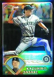 03 Topps Chrome #92 Kazuhiro Sasaki