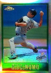 97 Topps Chrome #156 Hideo Nomo