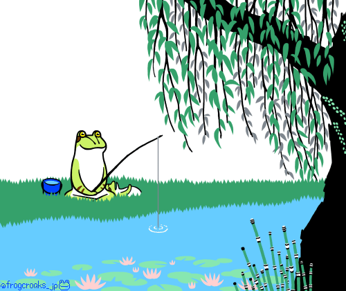 蛙池 睡蓮