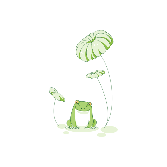 緑蛙1