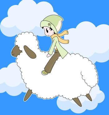 少年と羊