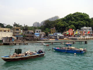 馬湾の漁村