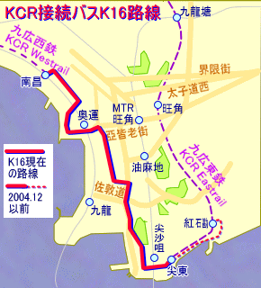 K16バス路線図