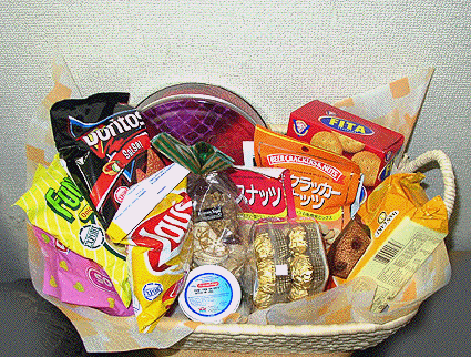 Party gift basket