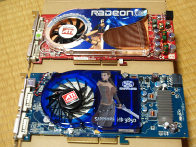 �オX1950Pro�A����HD3850