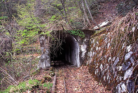 短絡トンネル坑口