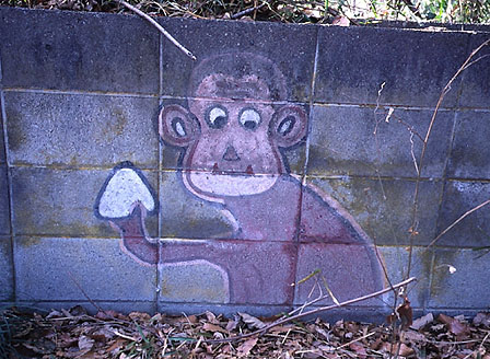 猿壁画