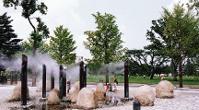 武蔵国分寺公園の霧の噴水
