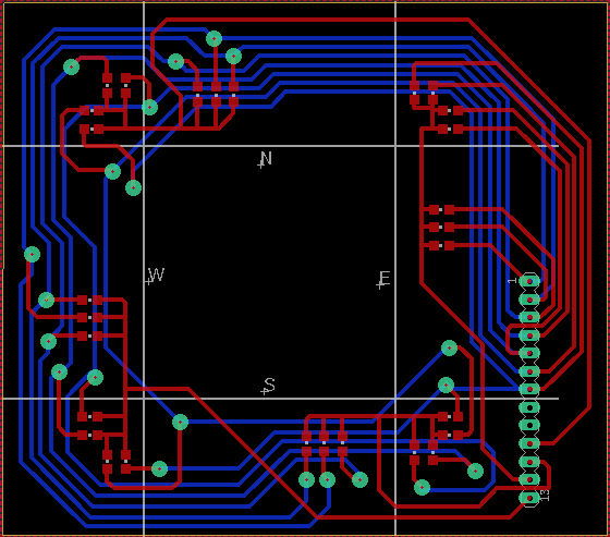 Arduino nano 交通信号機 模型制御基板 交差点
