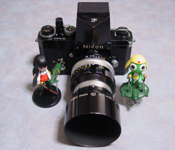 Nikon F アクションファインダー + Nikkor 10.5cm F2.5